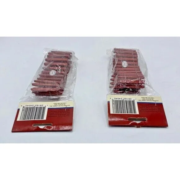 Vtg 90s Lemax Wired Wooden Fence Lot 2 Christmas Village 18 In Holiday Retro - Picture 5 of 11